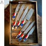 Texas Flag handle knives