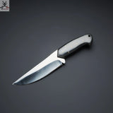 10.5" Inches HAND FORGED Full Tang D2 Steel Hunting Knife+ Leather sheath ZB Knives Store