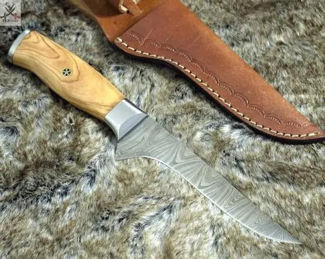 DAMASCUS FILLET KNIFE - ZB Knives Store