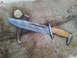 Handmade Damascus Rambo Bowie Knife - ZB Knives Store