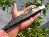 Custom Handmade Damascus Steel Fishing Fillet Knife - ZB Knives Store