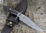 FULL TANG DAMASCUS HUNTING BOWIE KNIFE - ZB Knives Store