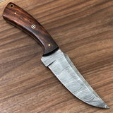 DAMASCUS STEEL HANDMADE HUNTING SKINNER BUSHCRAFT KNIFE 9.5 INCHES