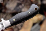 Custom Handmade Hammered 1095 Mini Skinning Small Caping Hunting Blade Knife - ZB Knives Store