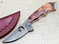 skinning knife and sheath