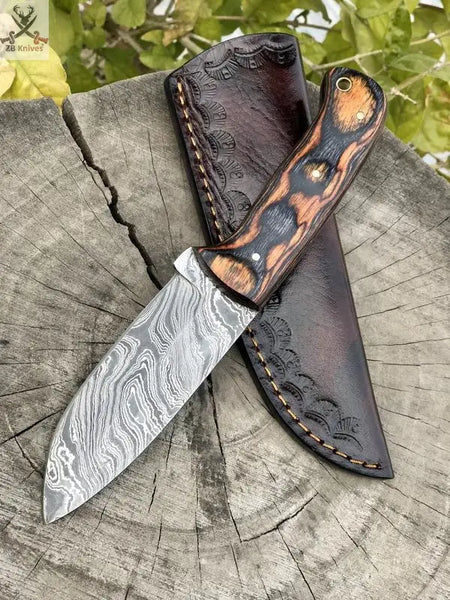 Damascus Skinning Knife