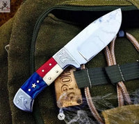 Beautiful Custom Handmade D2 Steel Skinning Knife - ZB Knives Store