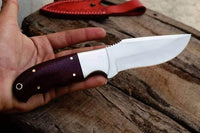 Custom Handmade D2 Steel Skinning Knife - ZB Knives Store