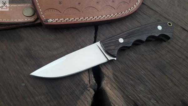 CUSTOM HANDMADE D2 STEEL HUNTING KNIFE ZB Knives Store