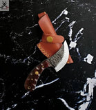 7.5'' Camp Kitchen Knife | Custom High Carbon Steel | USA Outdoor Tool - ZB Knives Store