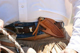 Handcraft Buckaroo Belt Knives - High Carbon Steel Blade With Cowboy Leather Sheath - ZB Knives Store