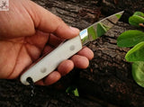 Custom Handmade J2 Steel hunting knife handle G10 - ZB Knives Store