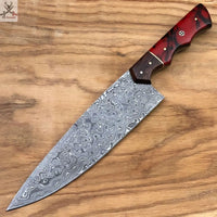 Damascus steel custom chef knife ZB Knives Store