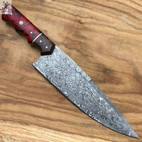 Damascus steel custom chef knife ZB Knives Store