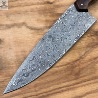 Damascus steel custom chef knife ZB Knives Store