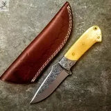 Hand Engraved Skinning Knife