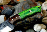 Hand FORGED HUNTING CAMPING EDC Knife HANDLE HARDWOOD ZB Knives Store