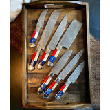 Texas Flag handle knives