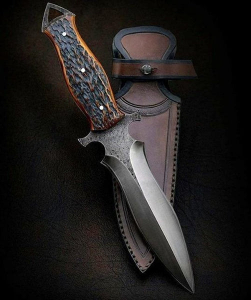 Custom Handmade Full Tang High Carbon Steel Dagger Knife