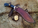 Best Kukri Knife - Handcrafted Damascus kukri Blade & Buffalo Horn Handle - ZB Knives Store