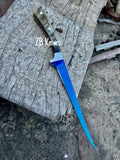 Flexible HAND FORGED Full Tang Fillet knife - ZB Knives Store