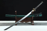 Handmade Green Katana - High Carbon Steel Sharp Samurai Sword - Custom Real Katana for Collectors - ZB Knives Store