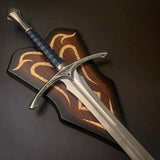 Lord of the Rings Narsil Sword with Scabbard – Aragorn’s Sword Replica – Full Size Collectible – LOTR Prop for Display or Cosplay - ZB Knives Store