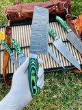 Best Camping knife Set - 6 - Piece , G10 Handles With Leather Kit - ZB Knives Store