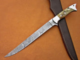 Damascus Steel Flexible Blade Fillet Knife - ZB Knives Store