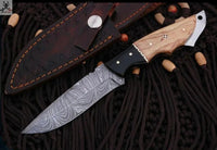 hunting knife and sheath