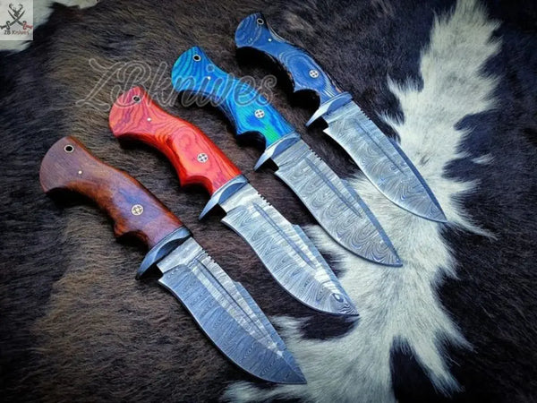 best Damascus hunting knives