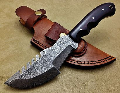 13.5 inches HAND FORGED Full Tang Damascus Steel Fishing Fillet knife – ZB  Knives Store