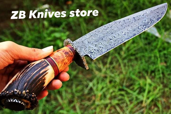Hand Forged Viking Knife, Dagger, Blade, Hunting Knife - 5.5 Cutting – Old  West Iron