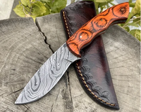 Damascus Steel Hunting Skinning Knife - ZB Knives Store