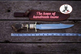 Custom Handmade D2 Steel Hunting knife - ZB Knives Store