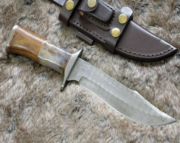 damascus hunting knives